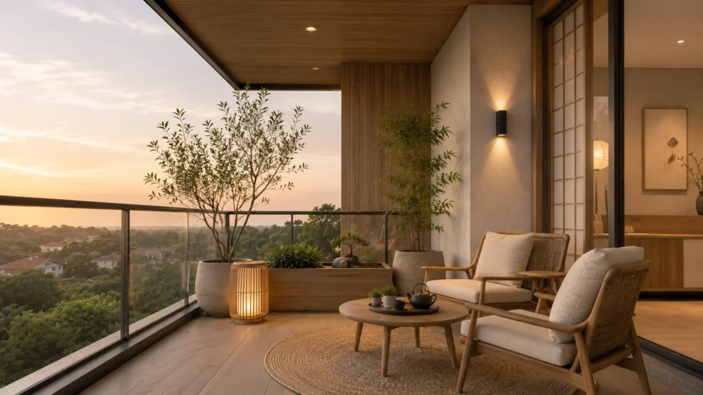 balkon modern vibe senja