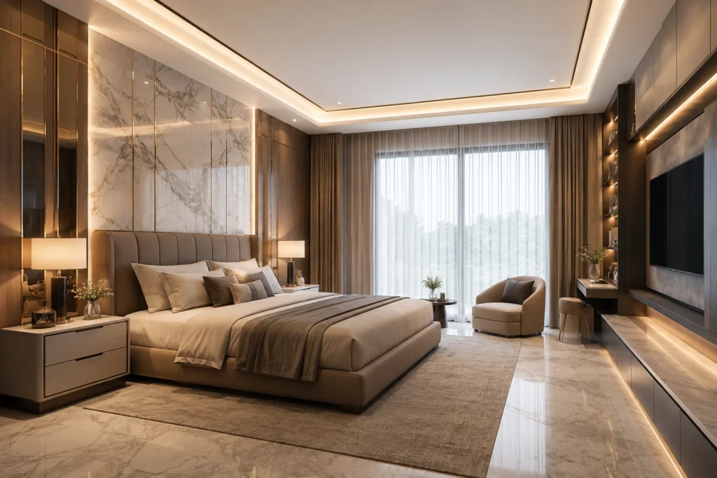 desain kamar tidur mewah modern minimalis
