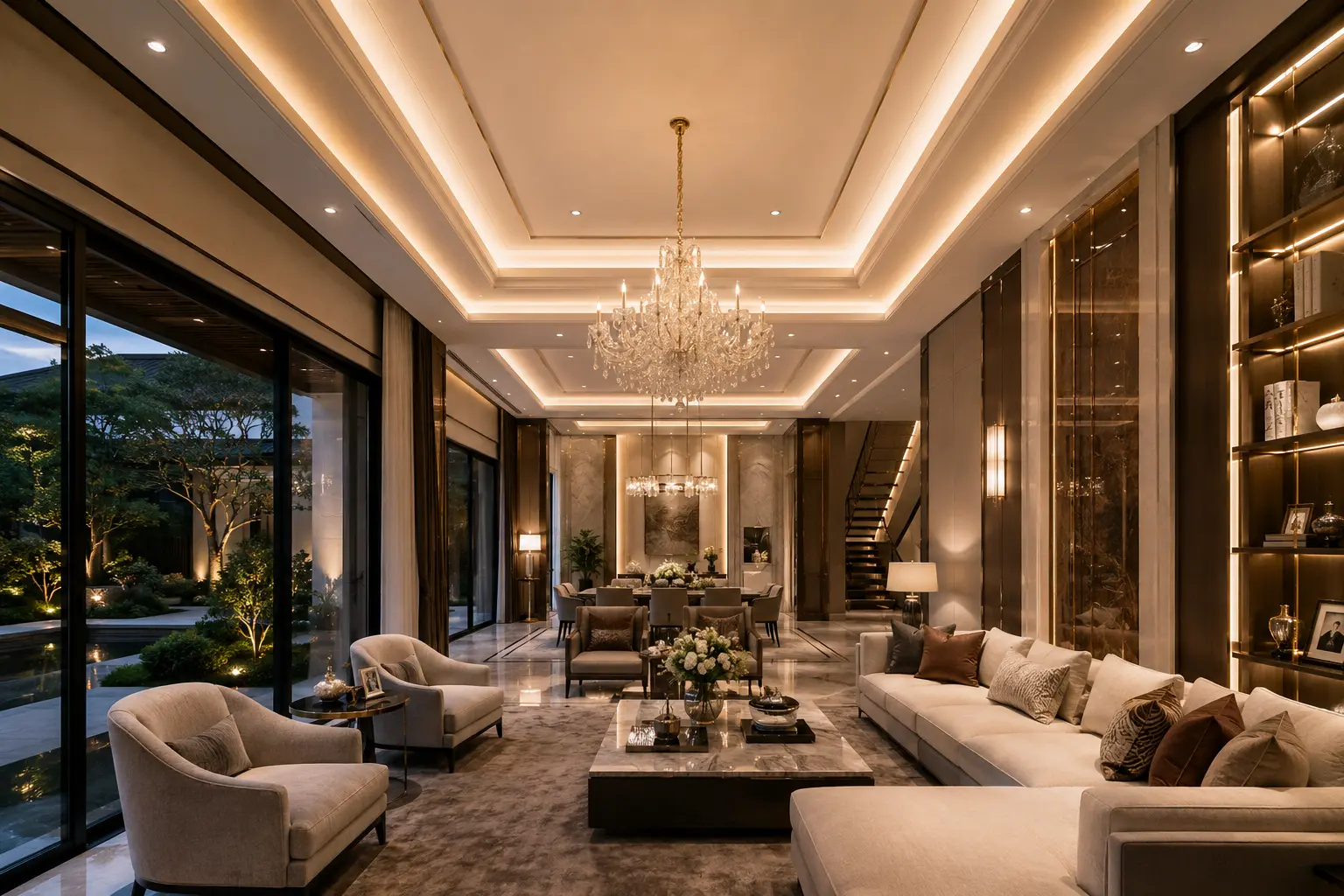 Desain Plafon Rumah Mewah Inspirasi Modern untuk Hunian Elegan dan ...