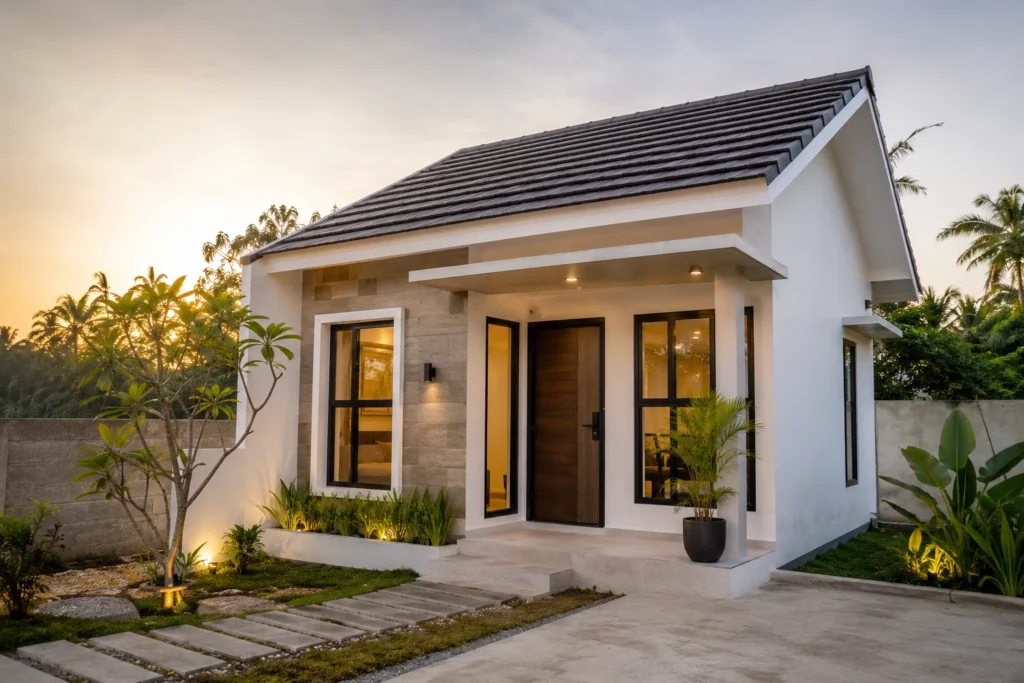 bangun rumah 100 juta style modern minimalis