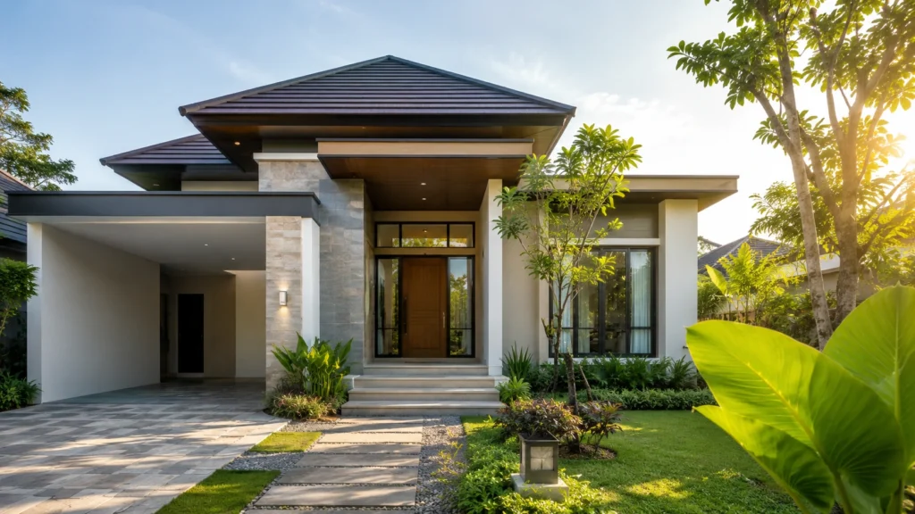 rumah tropis modern