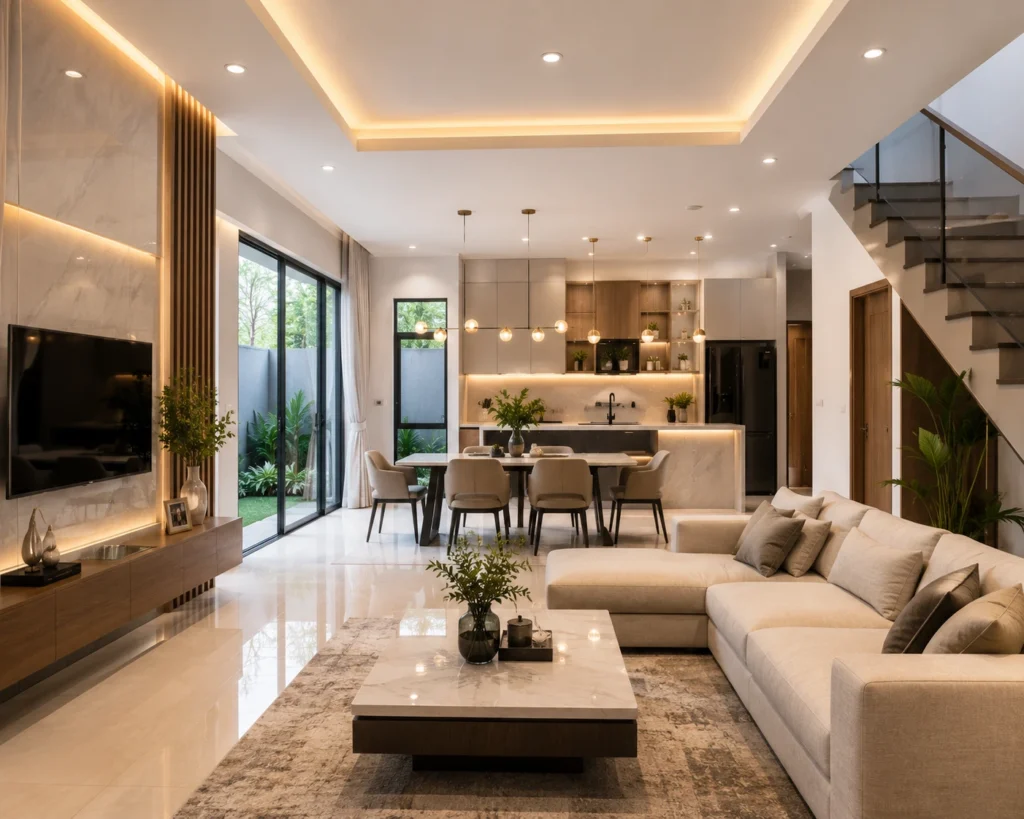 Interior Rumah 8x10 Modern