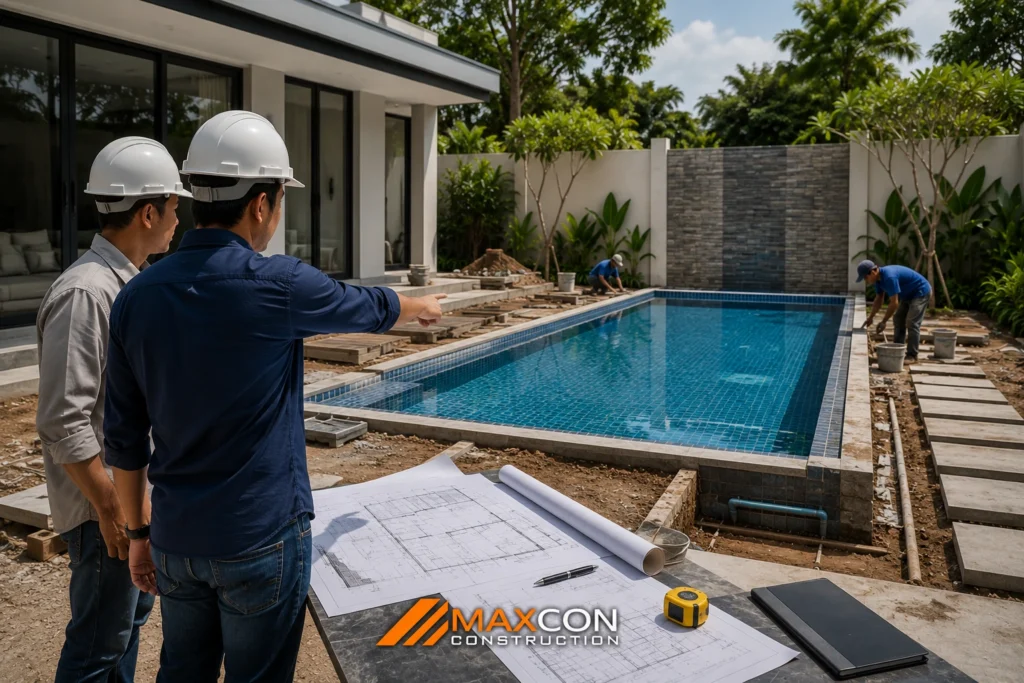 Perencanaan ukuran kolam renang rumah
