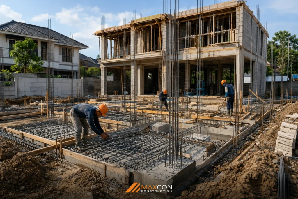 Pondasi Rumah 2 Lantai
