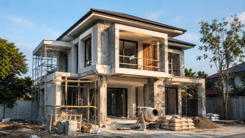 biaya bangun rumah 2 lantai