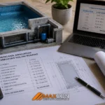 biaya pembuatan kolam renang rumah modern