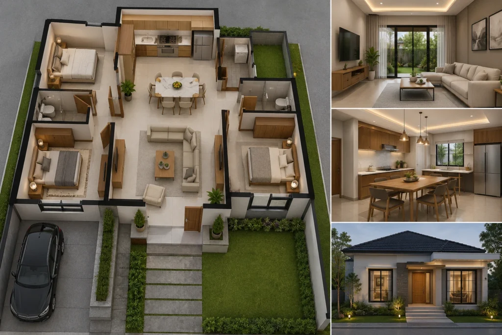 denah rumah