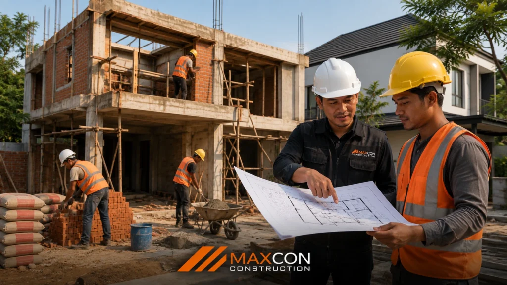 proses pembangunan rumah