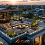 rooftop minimalis modern mewah