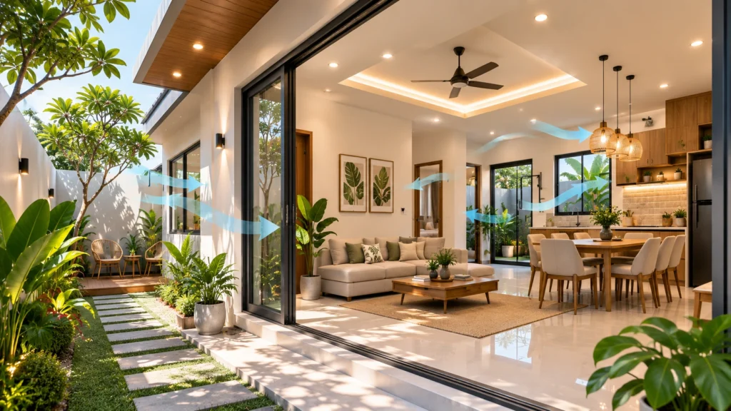 rumah 8x10 modern tropical