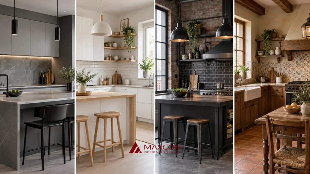 Perbandingan warna keramik dapur untuk berbagai gaya interior rumah